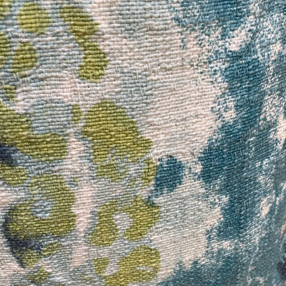Pacific Coast Duck Feather & Down Filled Throw Pillow Set 17x17 Blue Green White